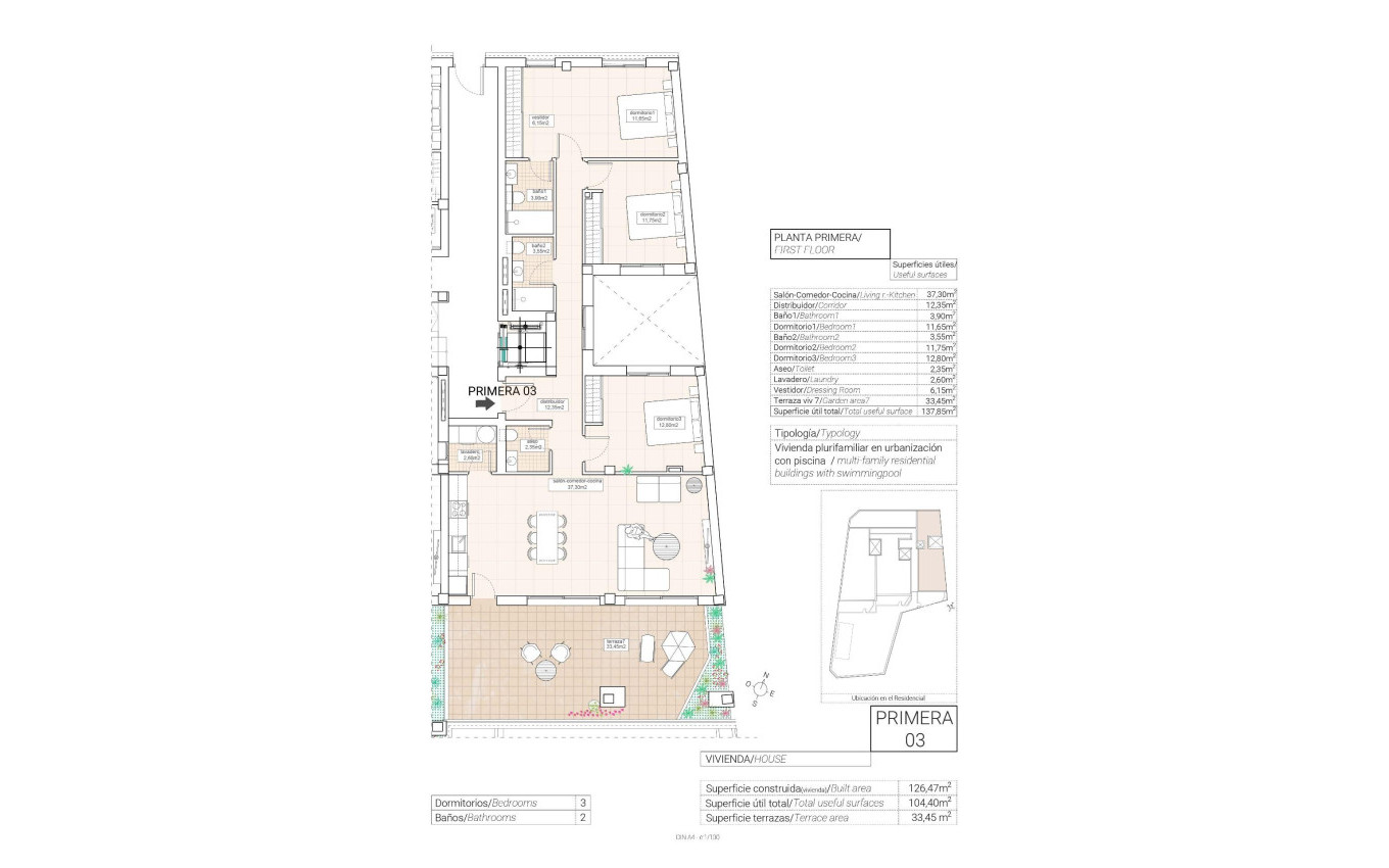 New Build - Apartment - Hondón de las Nieves - Pueblo