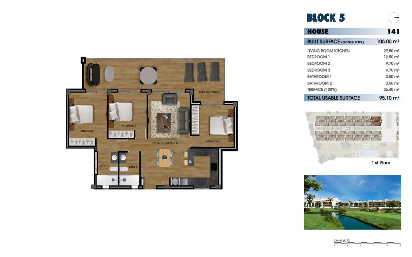New Build - Apartment - Los Alcázares - La Serena Golf