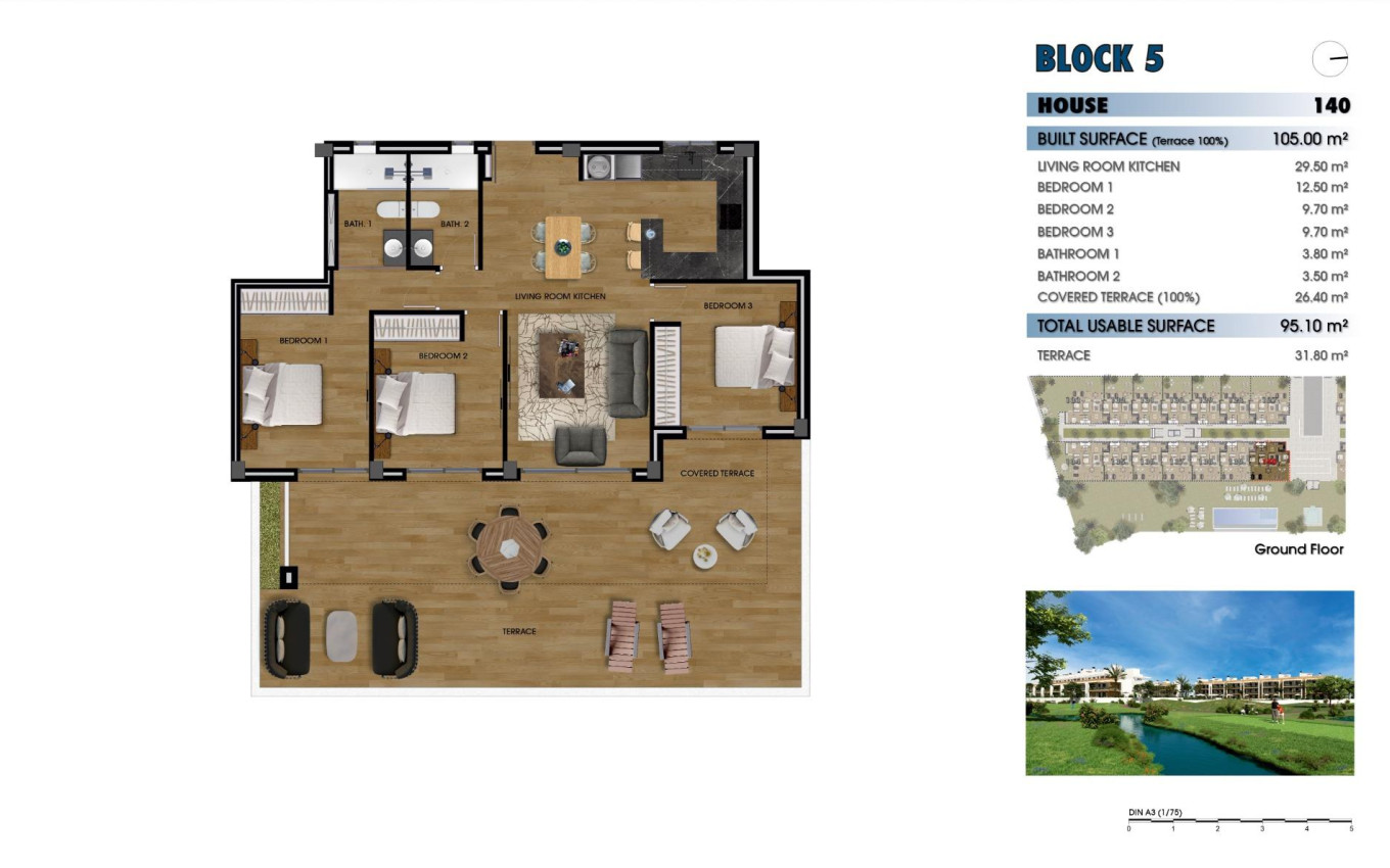 New Build - Apartment - Los Alcázares - La Serena Golf