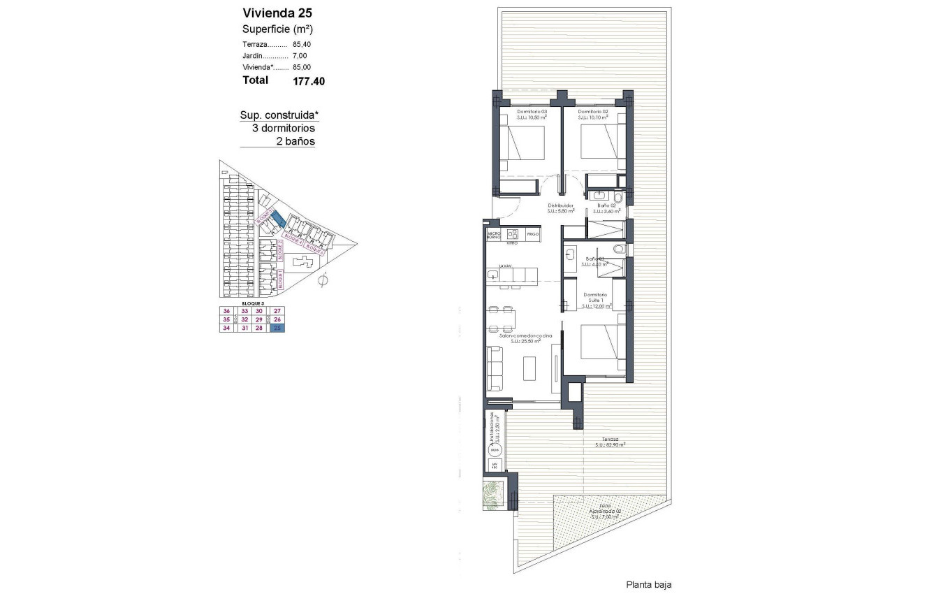 New Build - Apartment - Los Alcázares - Serena Golf