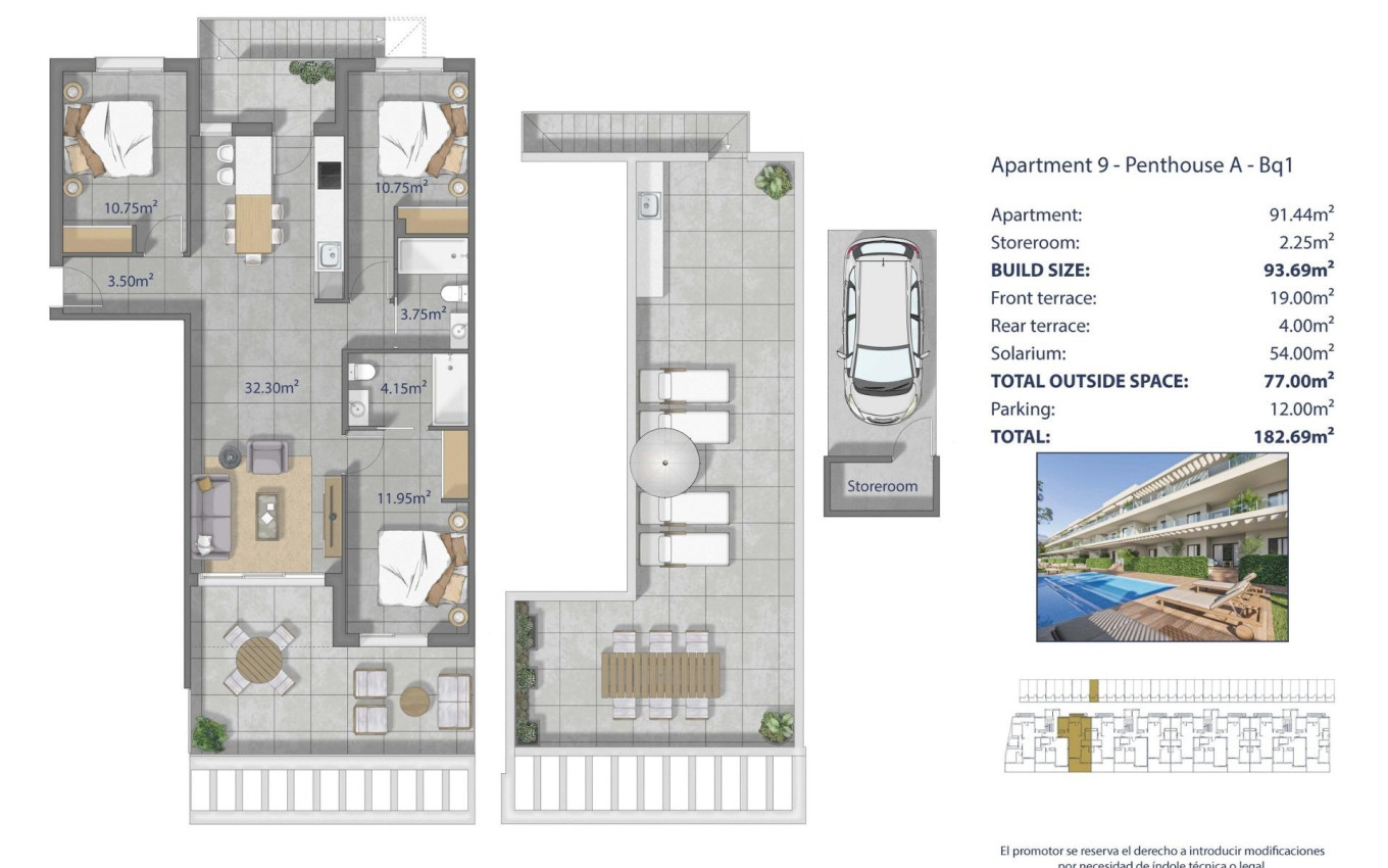 New Build - Penthouse - Los Alcázares - Los Narejos