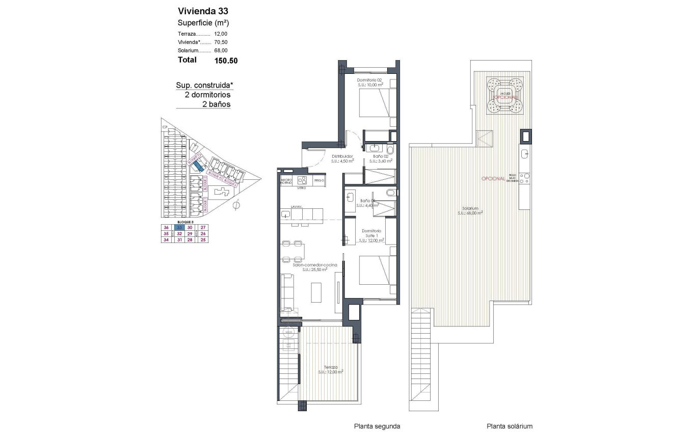 New Build - Penthouse - Los Alcázares - Serena Golf