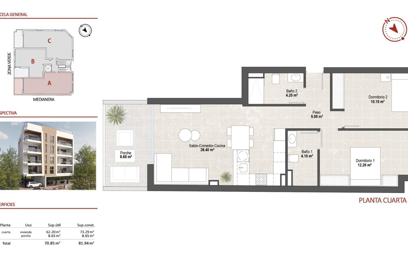 New Build - Penthouse - San Pedro del Pinatar - Lo pagan