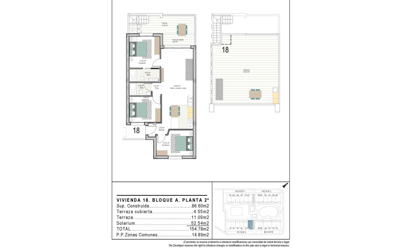 New Build - Penthouse - Torre Pacheco - San Cayetano