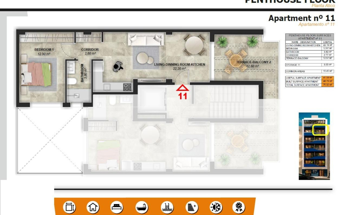New Build - Penthouse - Torrevieja - Playa del Acequión