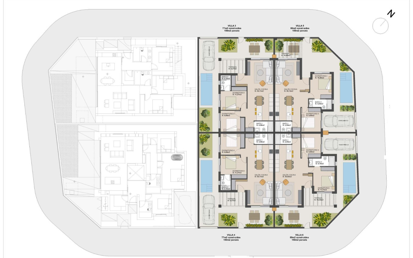 New Build - Quad House - Torre Pacheco - El Alba