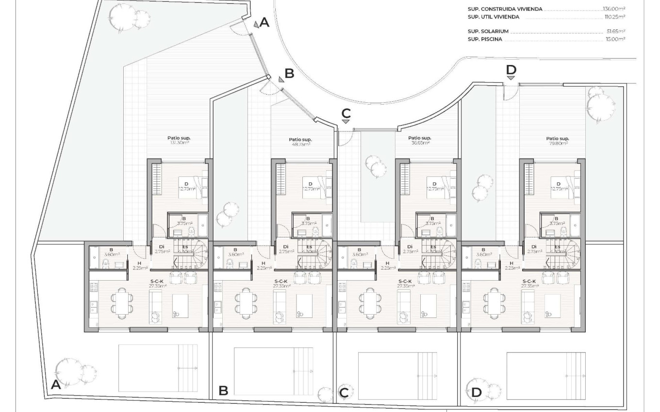 New Build - Town House - Mazarron - Country Club