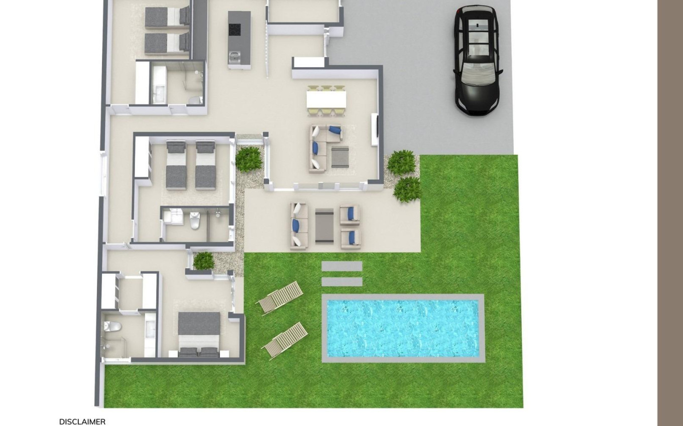 New Build - Villa - BAÑOS Y MENDIGO - Altaona Golf