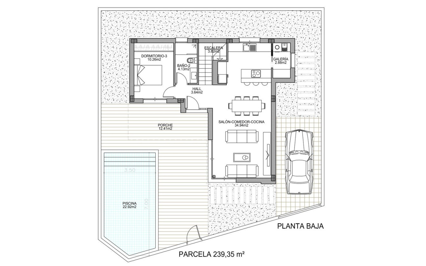 New Build - Villa - Benijofar - Polideportivo