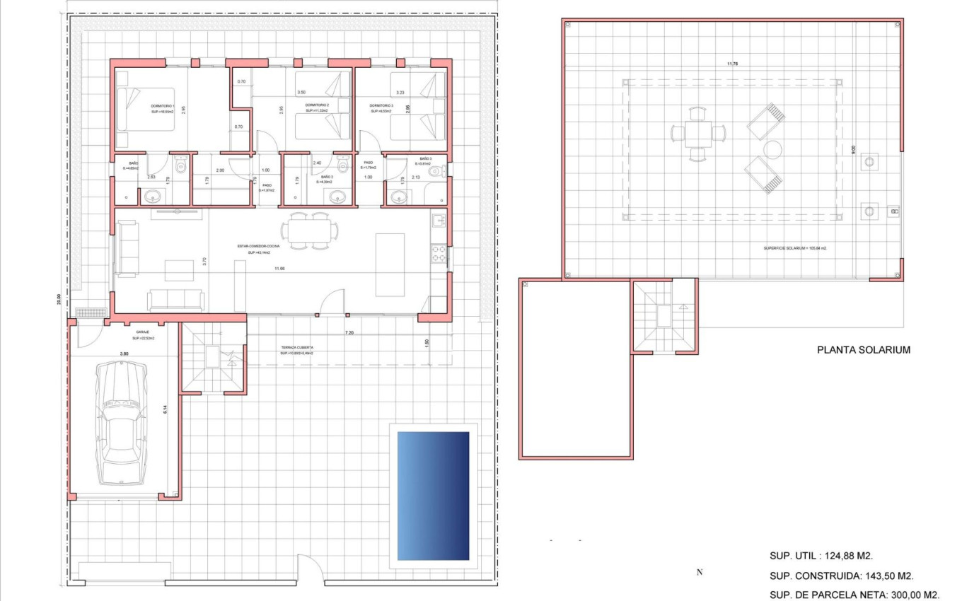 New Build - Villa - Fuente Álamo - La Pinilla