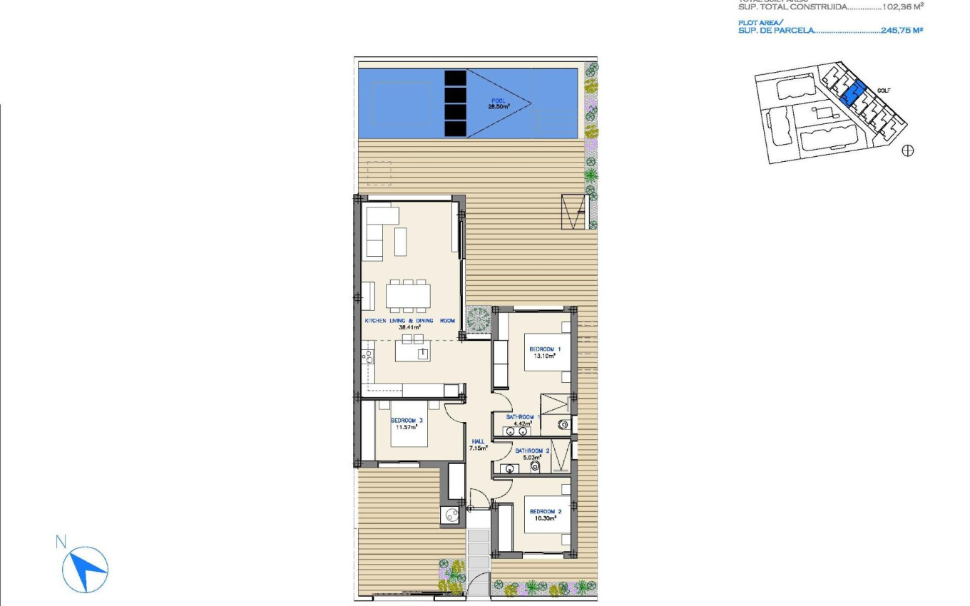 New Build - Villa - Los Alcázares - Serena Golf
