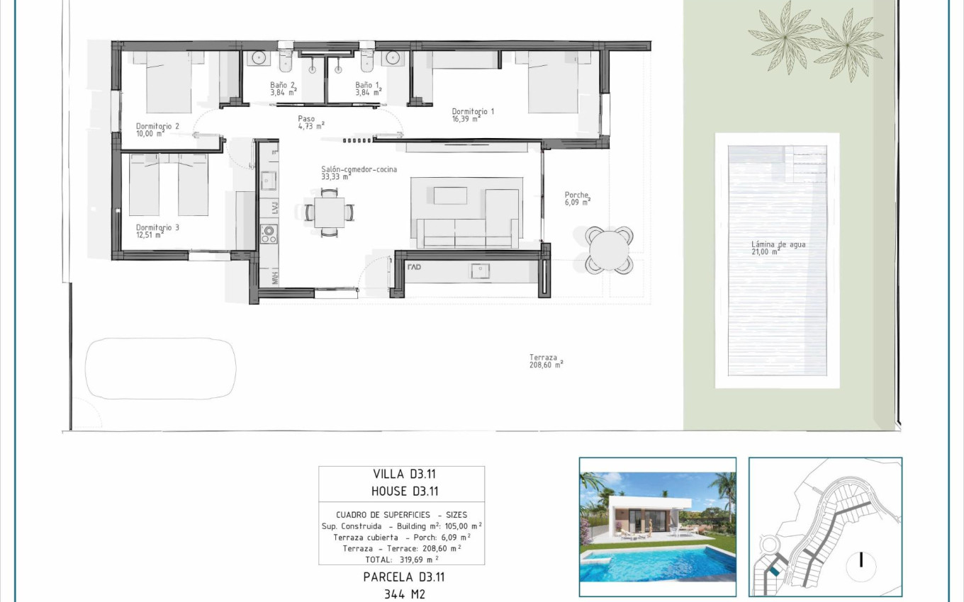 New Build - Villa - Vera - Pueblo Salinas