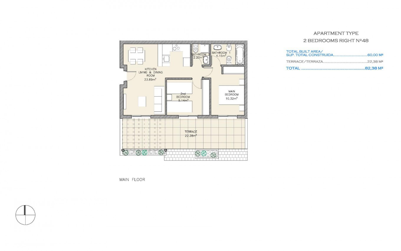 Nieuwbouw - Appartement - Águilas - Collados
