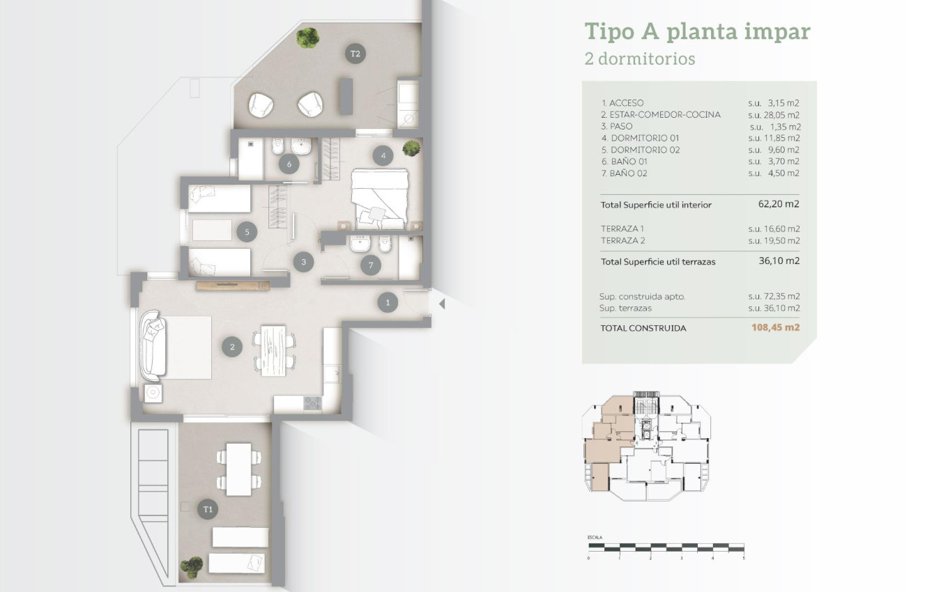Nieuwbouw - Appartement - Calpe - Playa Cantal Roig