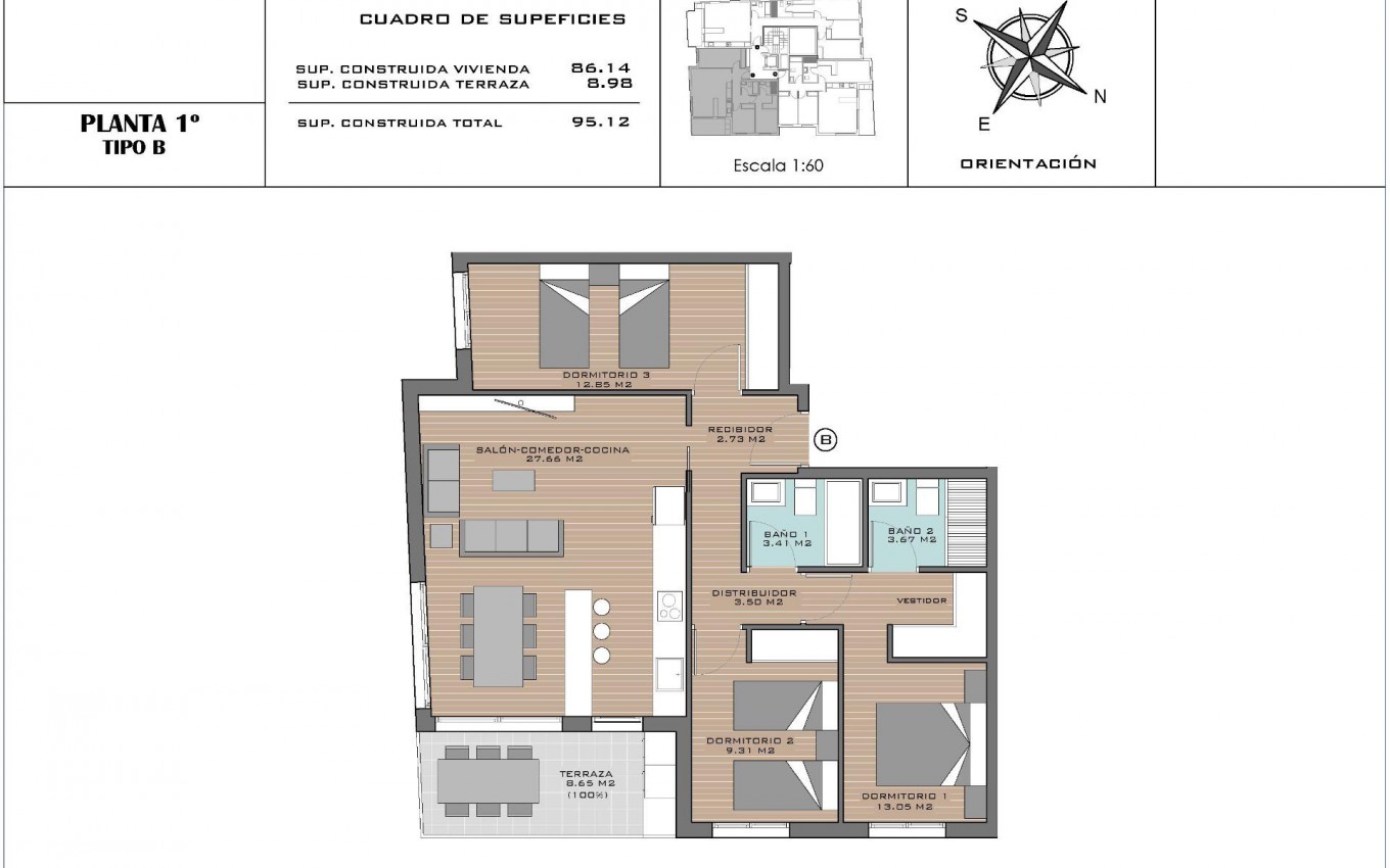Nieuwbouw - Appartement - Elche - Corte Ingles