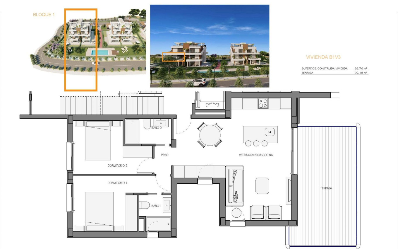 Nieuwbouw - Appartement - Fuente Álamo - Hacienda del Alamo