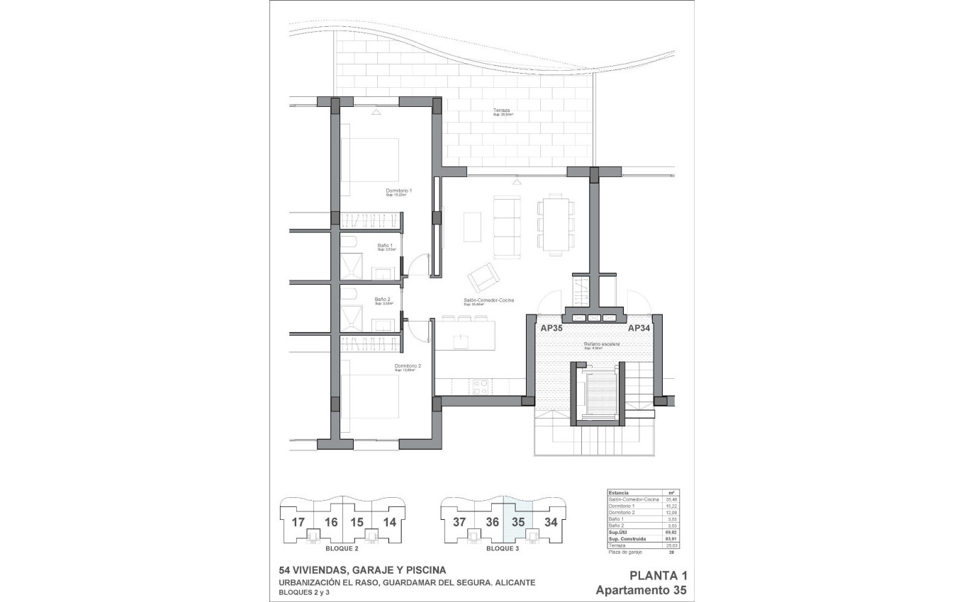 Nieuwbouw - Appartement - Guardamar del Segura - EL RASO