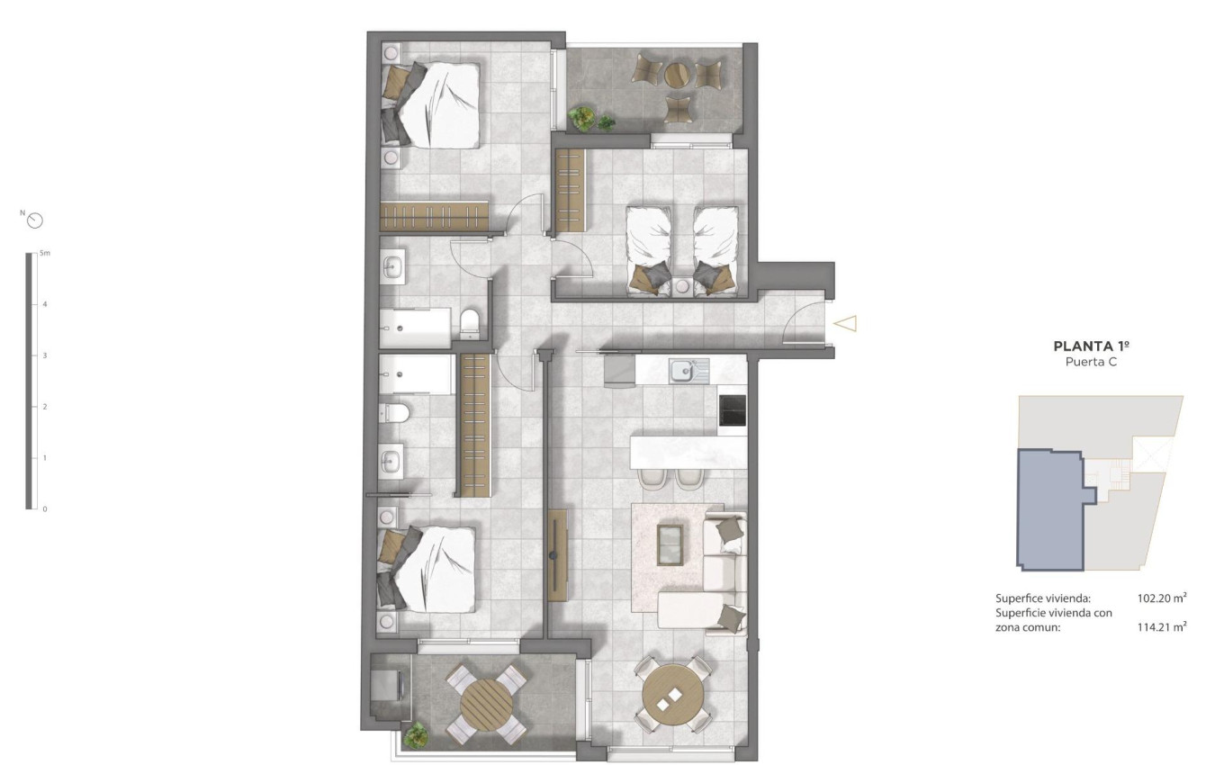Nieuwbouw - Appartement - Guardamar del Segura - Pueblo
