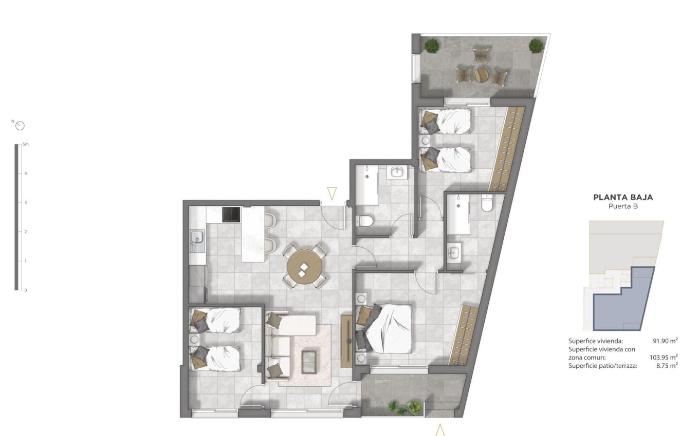 Nieuwbouw - Appartement - Guardamar del Segura - Pueblo