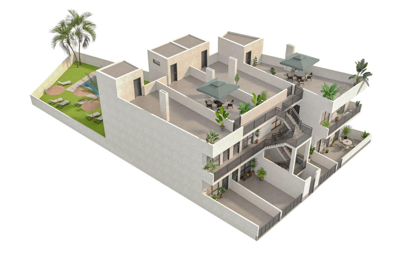 Nieuwbouw - Appartement - Hondón de las Nieves - La Canalosa