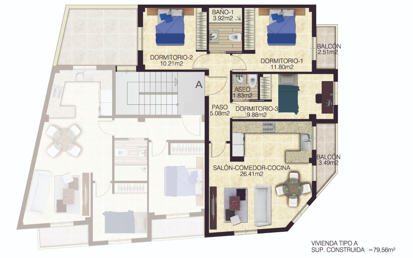 Nieuwbouw - Appartement - Jacarilla - pueblo