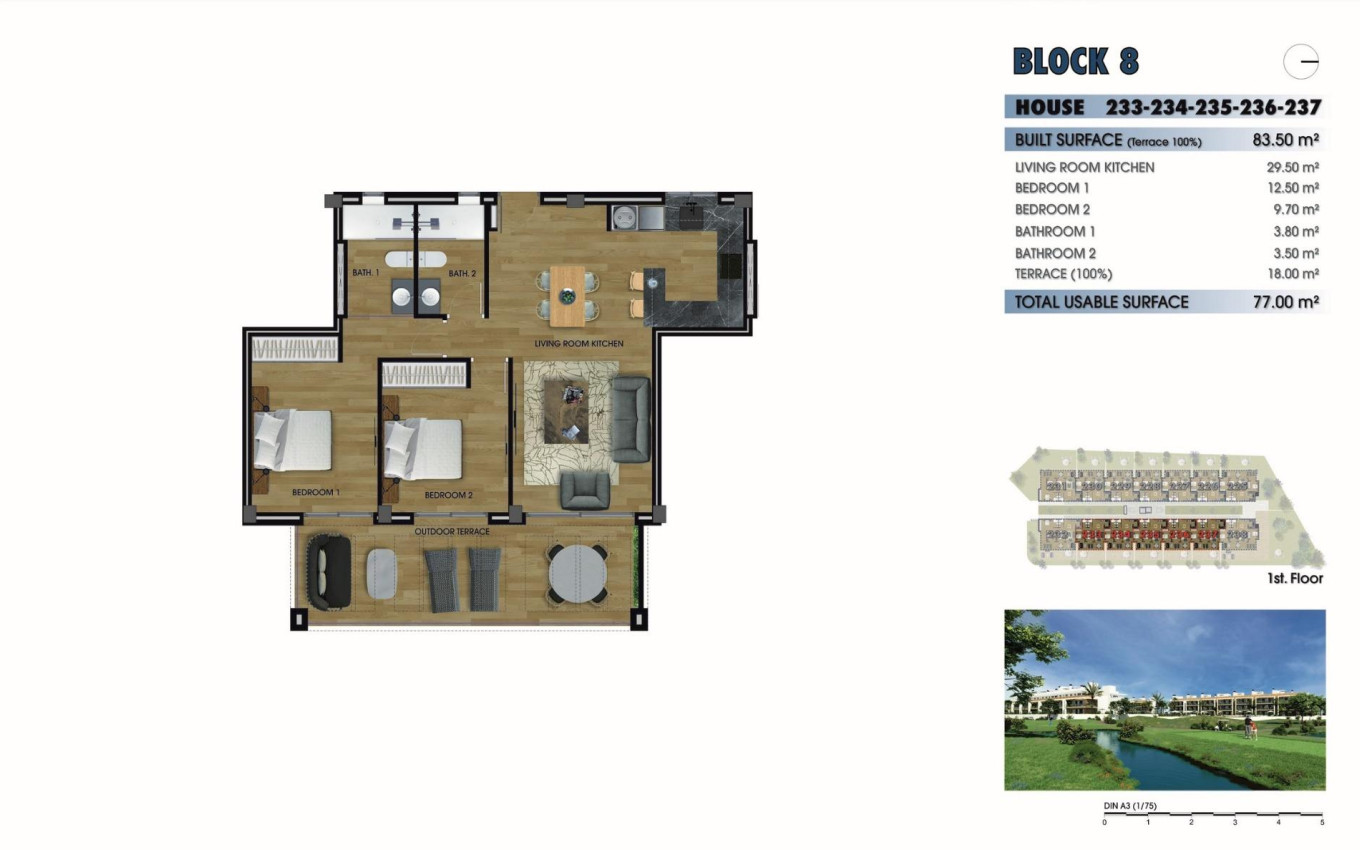 Nieuwbouw - Appartement - Los Alcázares - La Serena Golf