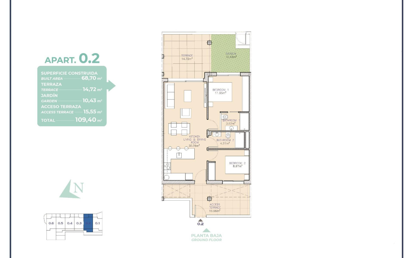 Nieuwbouw - Appartement - Los Alcázares - Serena Golf