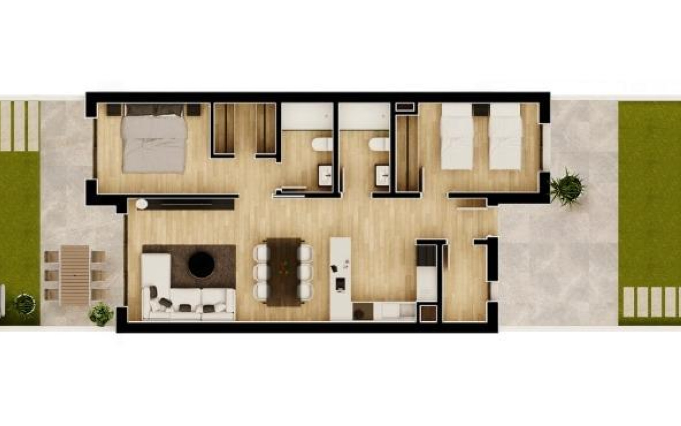 Nieuwbouw - Appartement - Monforte del Cid - Alenda Golf