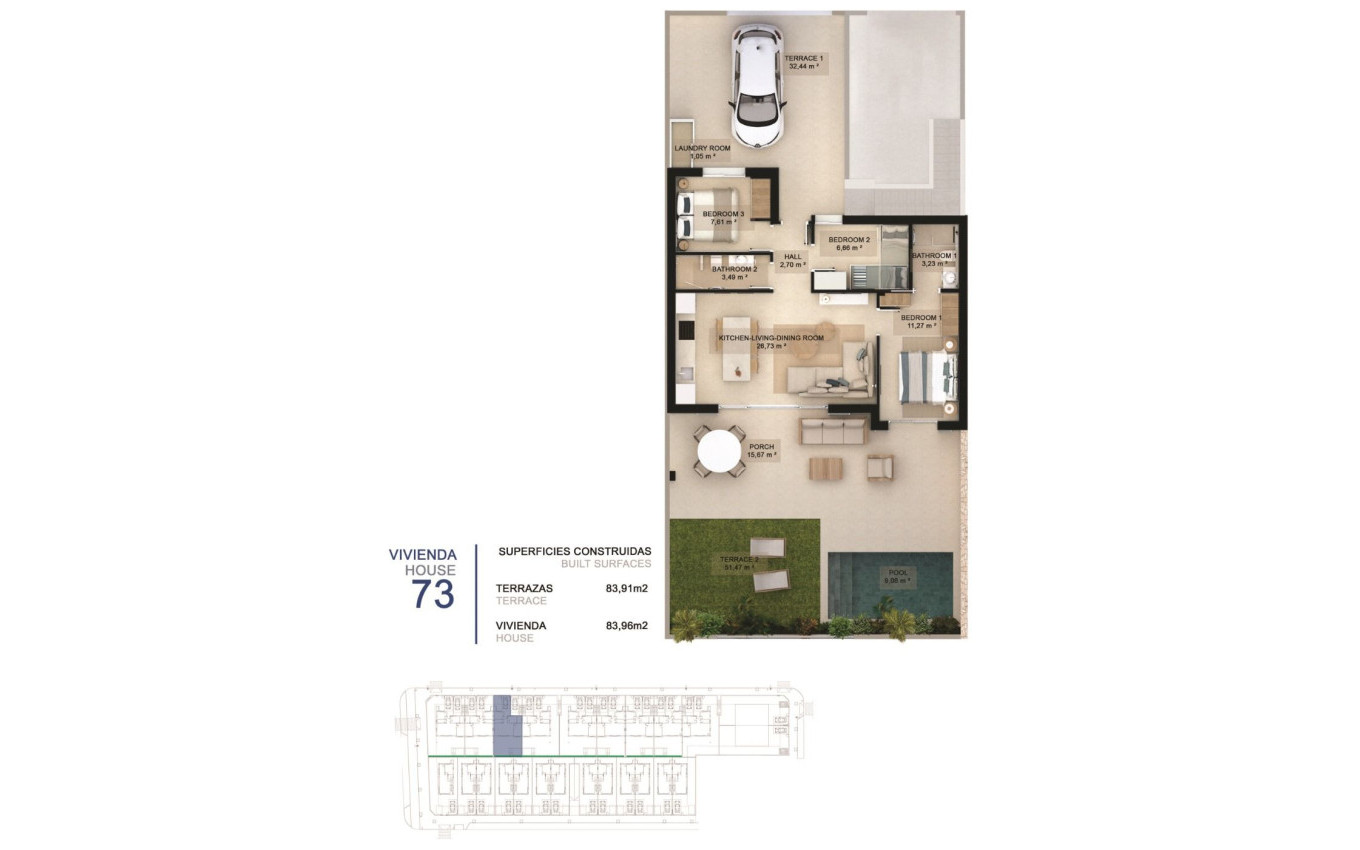 Nieuwbouw - Appartement - Pilar de la Horadada - La Torre de la Horadada