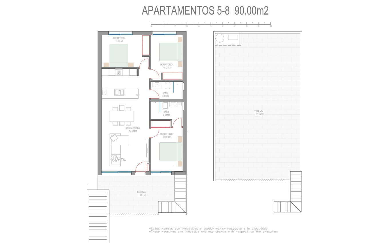 Nieuwbouw - Appartement - Pilar de la Horadada - Parque del Mediterraneo