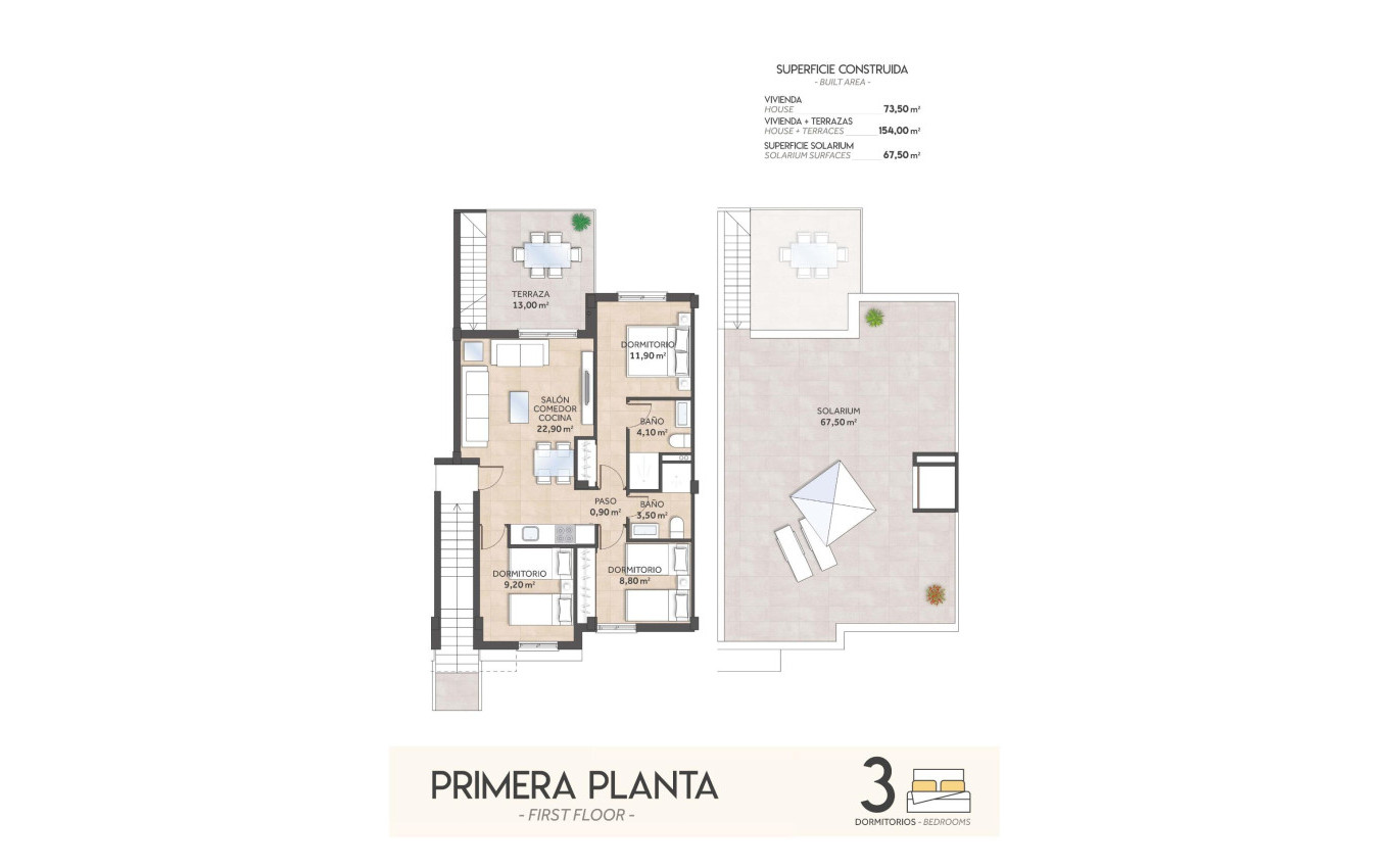 Nieuwbouw - Appartement - San Miguel de Salinas - La Cañada