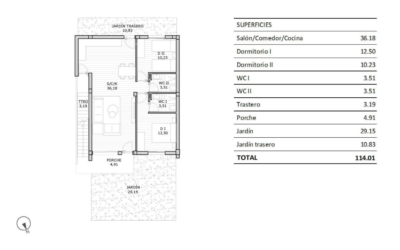 Nieuwbouw - Appartement - San Miguel de Salinas - Pueblo