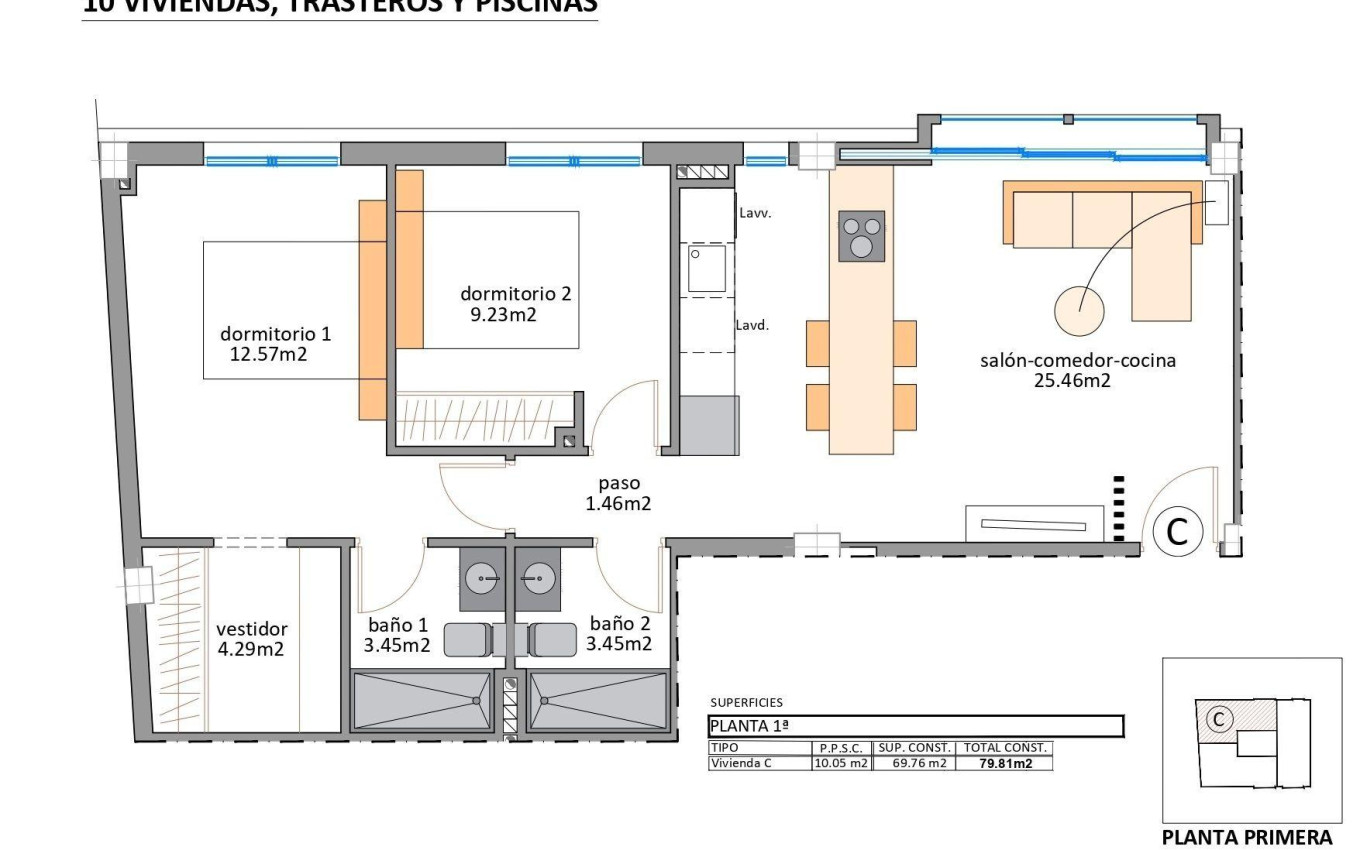 Nieuwbouw - Appartement - San Pedro del Pinatar - Lo pagan