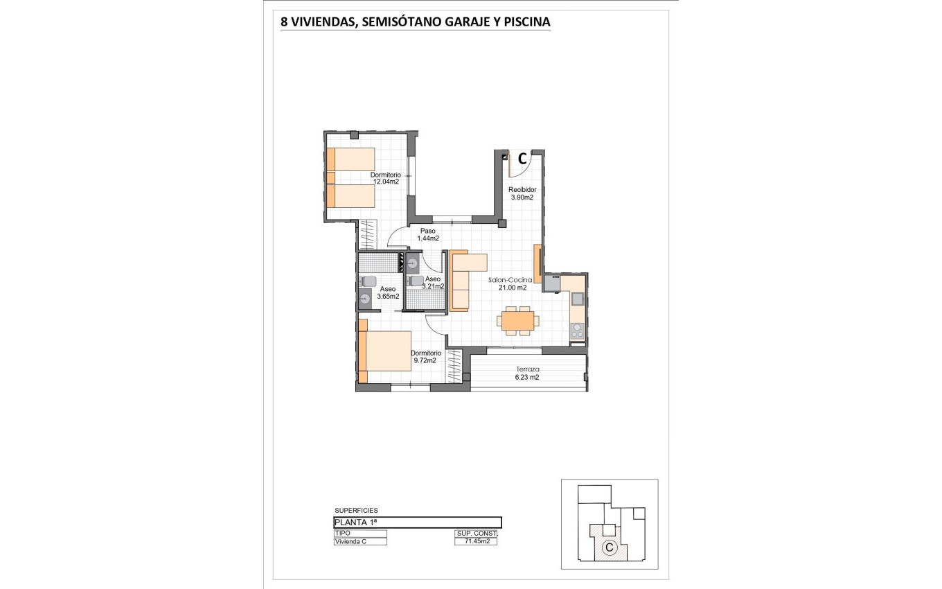 Nieuwbouw - Appartement - San Pedro del Pinatar - Lo pagan