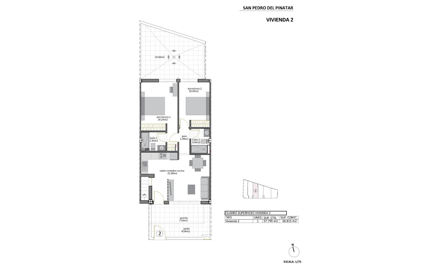 Nieuwbouw - Appartement - San Pedro del Pinatar - Los Cuarteros