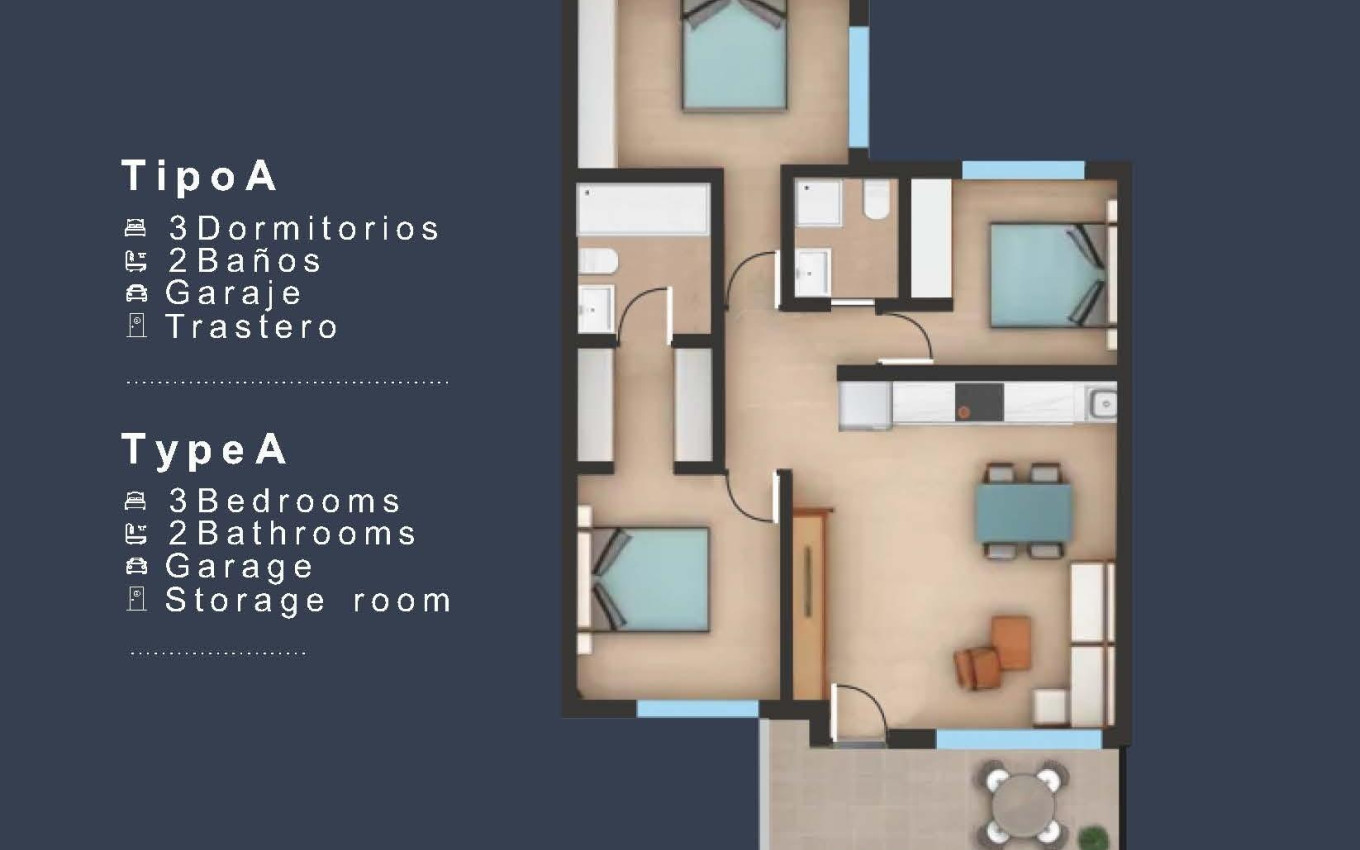 Nieuwbouw - Appartement - San Pedro del Pinatar - Los Pinos
