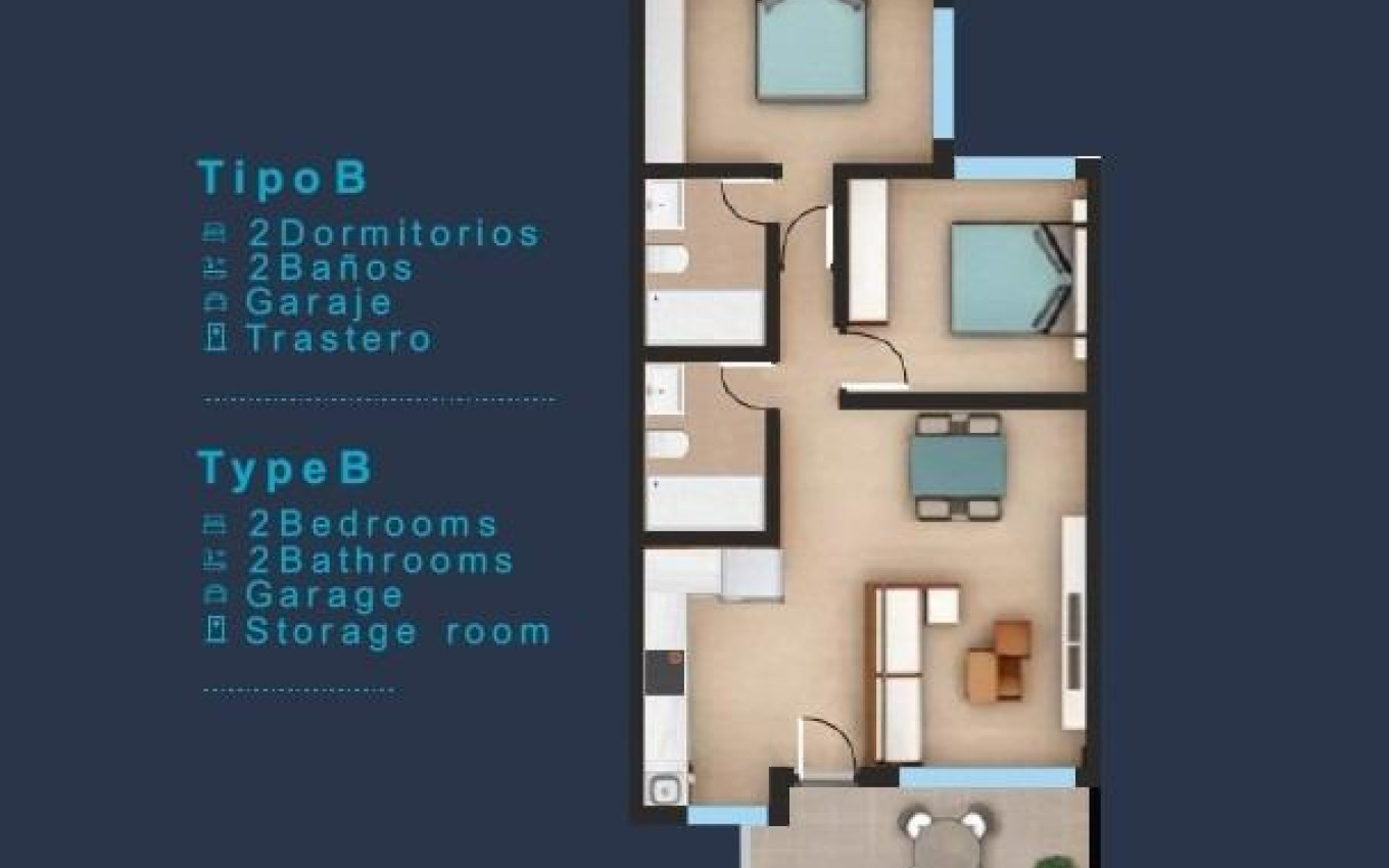 Nieuwbouw - Appartement - San Pedro del Pinatar - Los Pinos