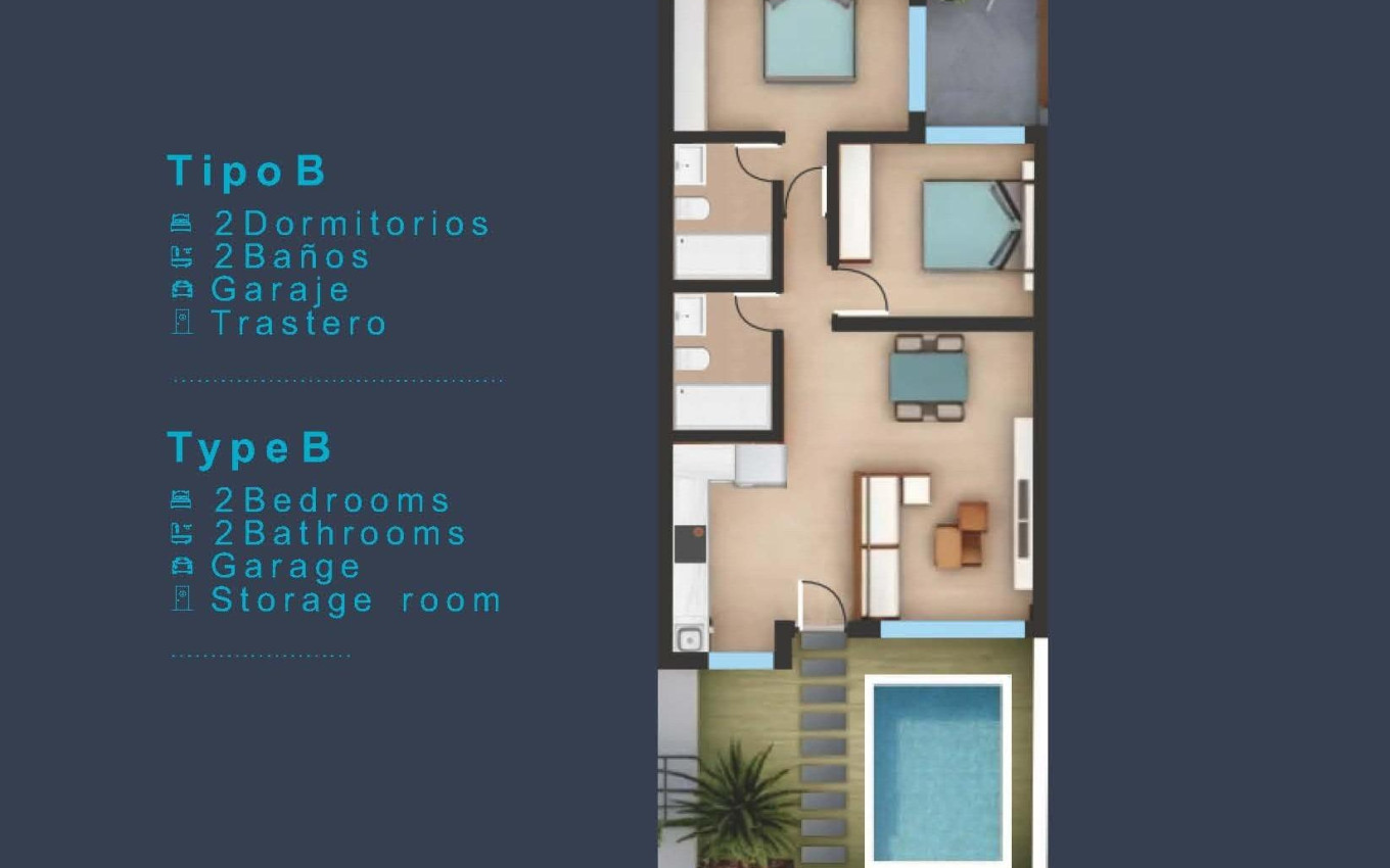 Nieuwbouw - Appartement - San Pedro del Pinatar - Los Pinos
