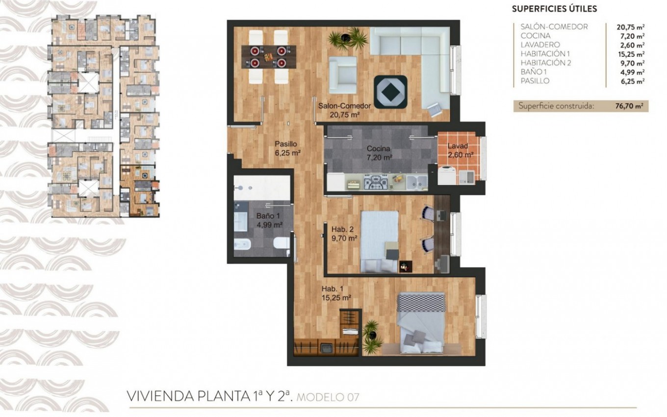 Nieuwbouw - Appartement - Torre - Pacheco - - CENTRO  -