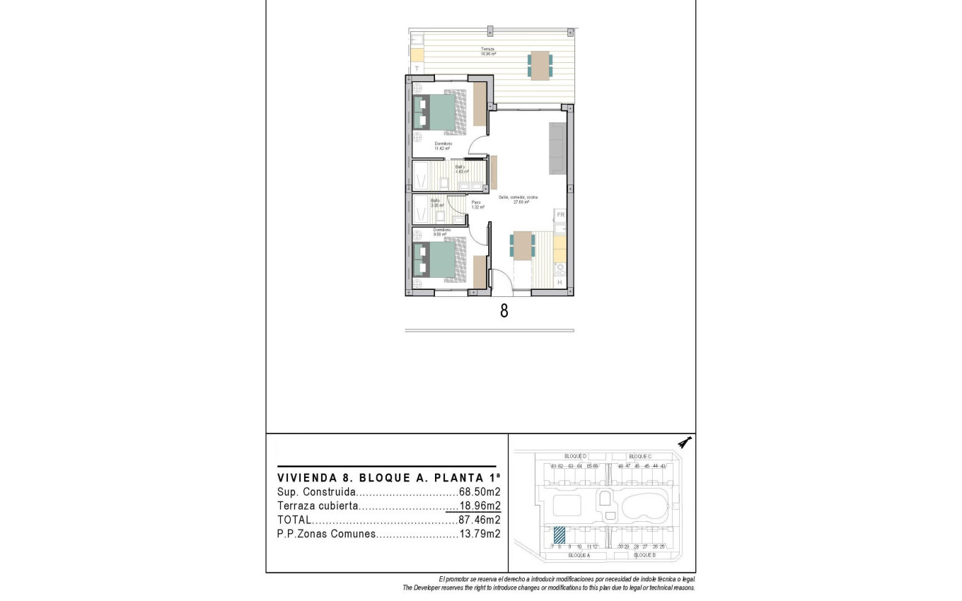 Nieuwbouw - Appartement - Torre Pacheco - San Cayetano