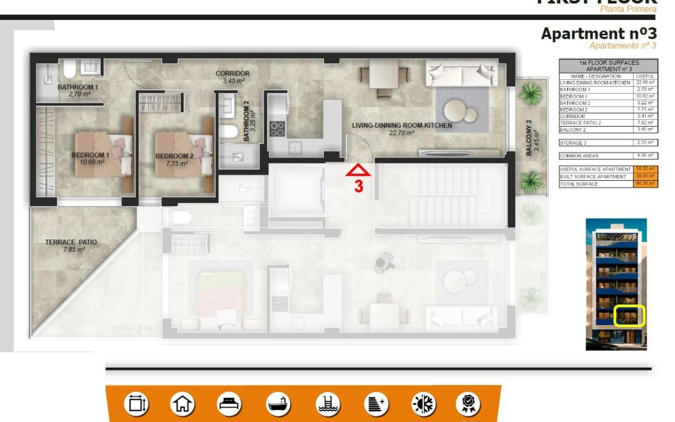 Nieuwbouw - Appartement - Torrevieja - Playa del Acequión