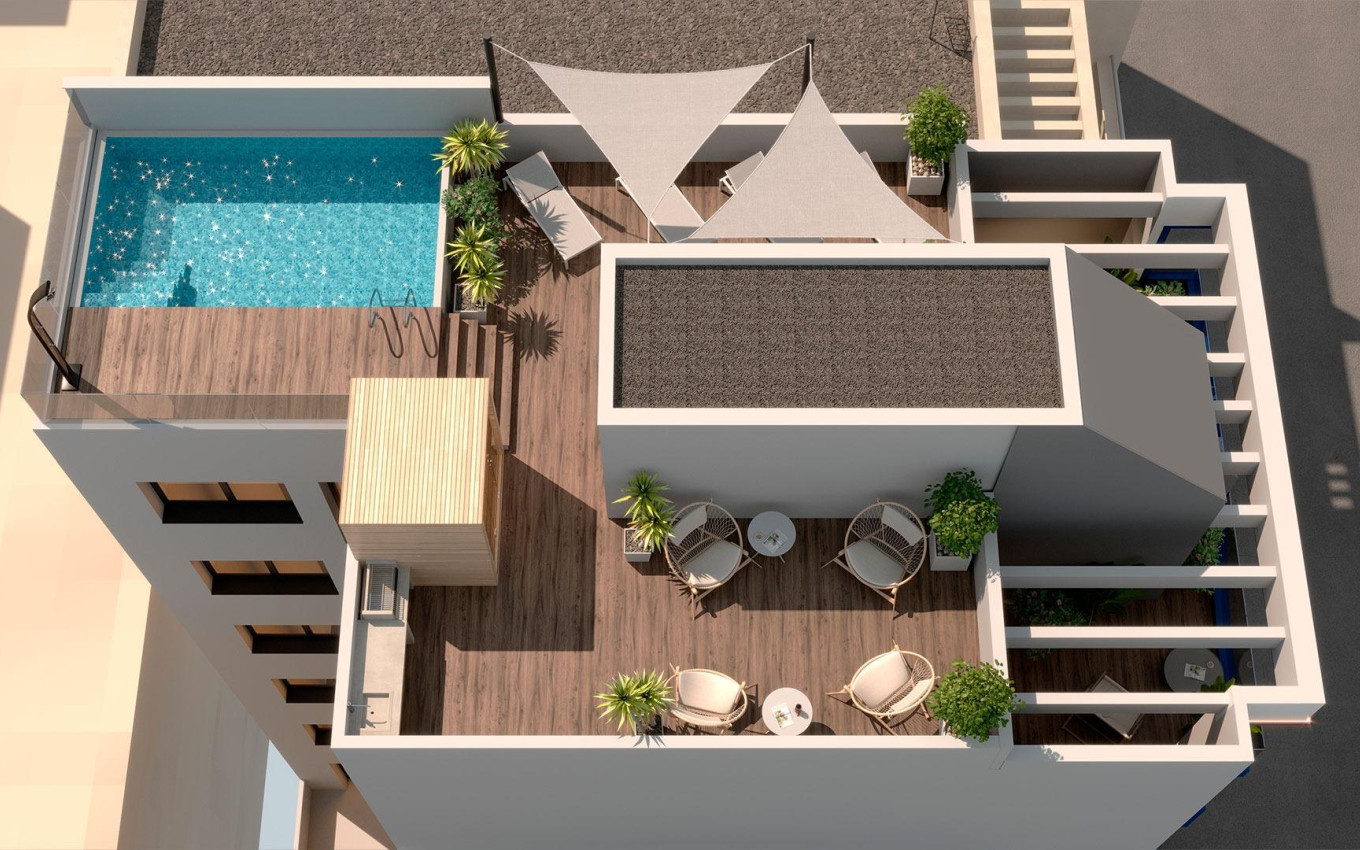 Nieuwbouw - Appartement - Torrevieja - Playa del Acequión