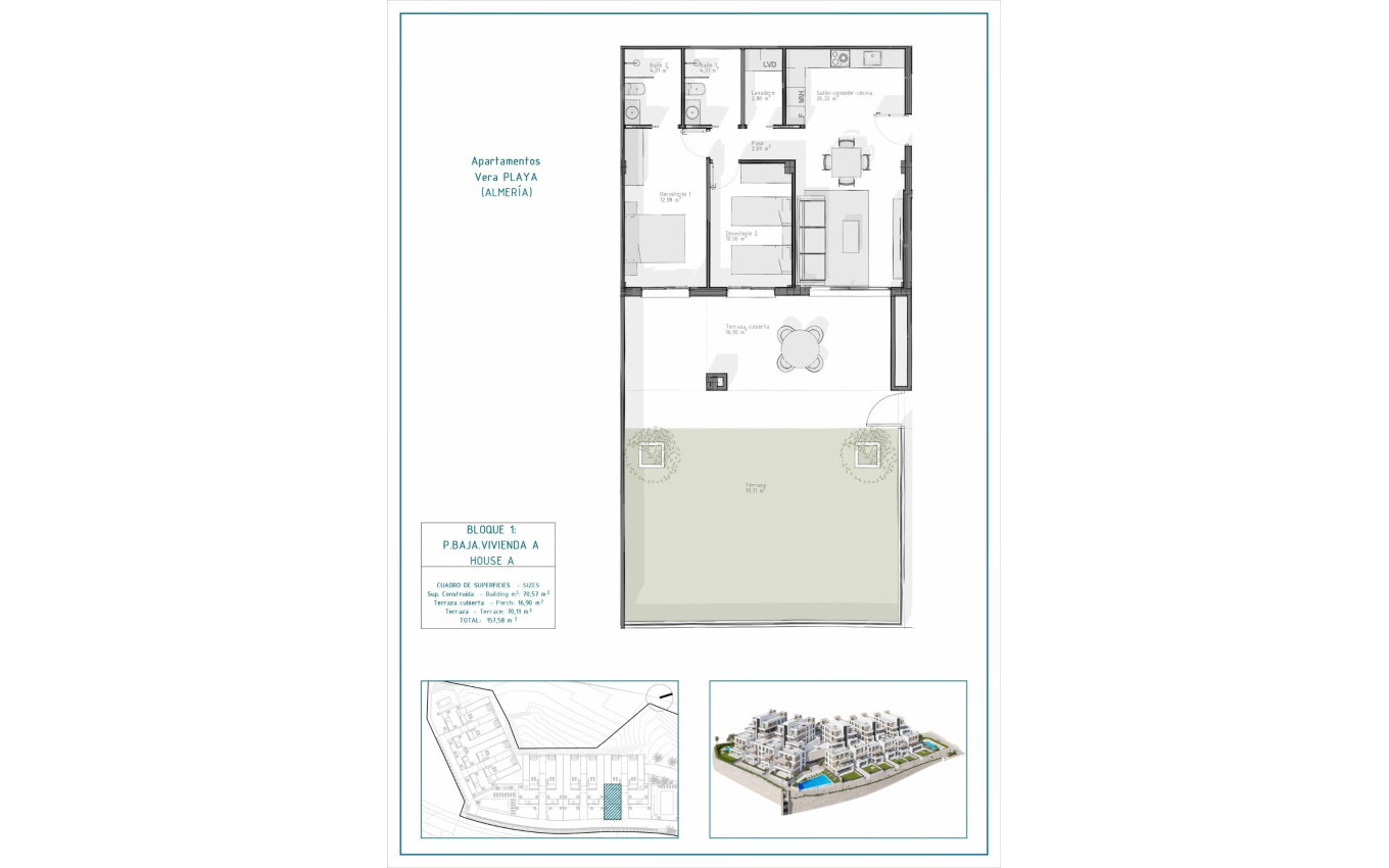 Nieuwbouw - Appartement - Vera - Pueblo Salinas