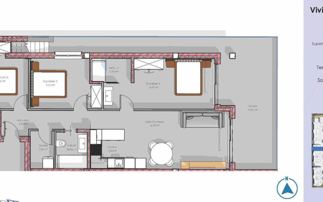 Nieuwbouw - Penthouse - Guardamar del Segura - EL RASO