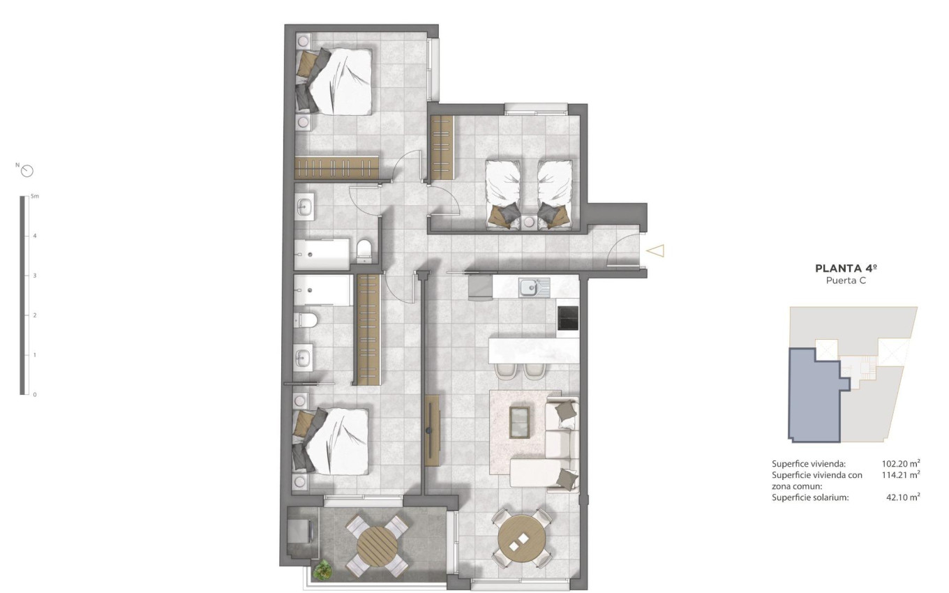 Nieuwbouw - Penthouse - Guardamar del Segura - Pueblo