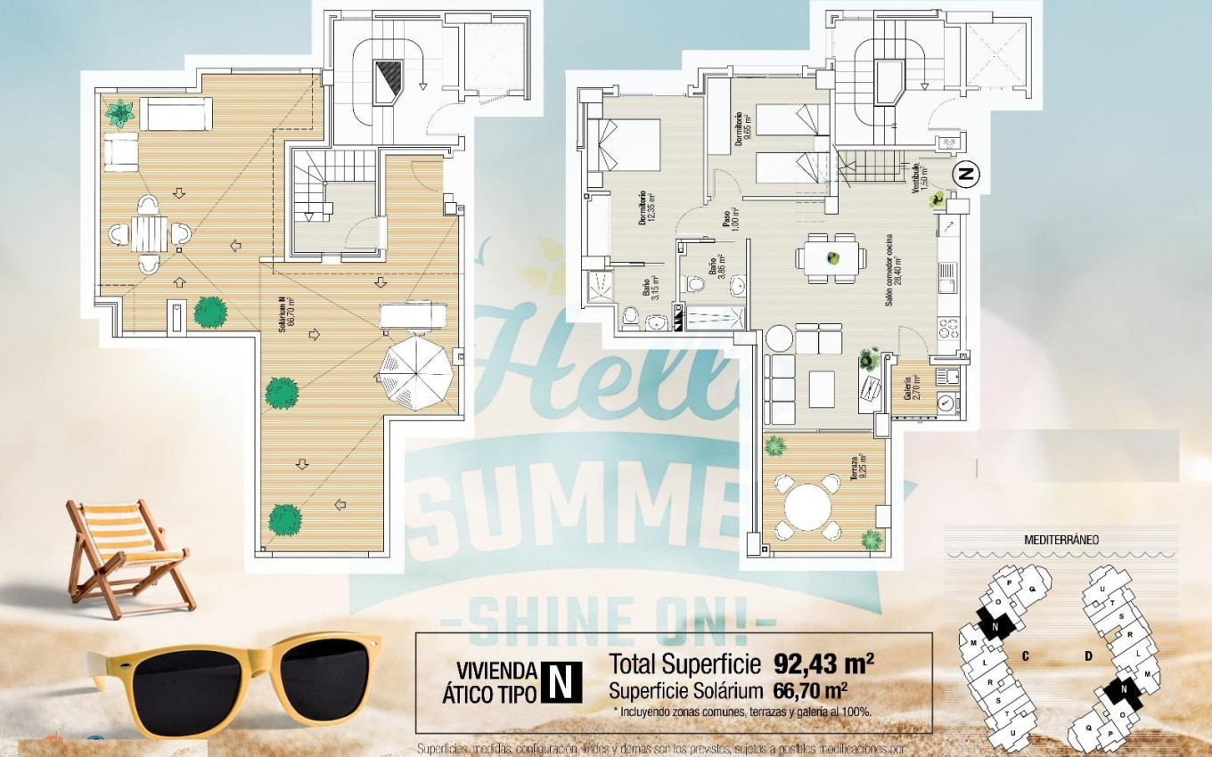 Nieuwbouw - Penthouse - La Manga del Mar Menor - LA MANGA