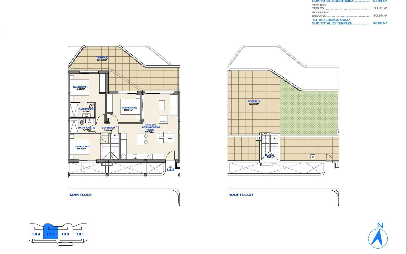 Nieuwbouw - Penthouse - Los Alcázares - Serena Golf