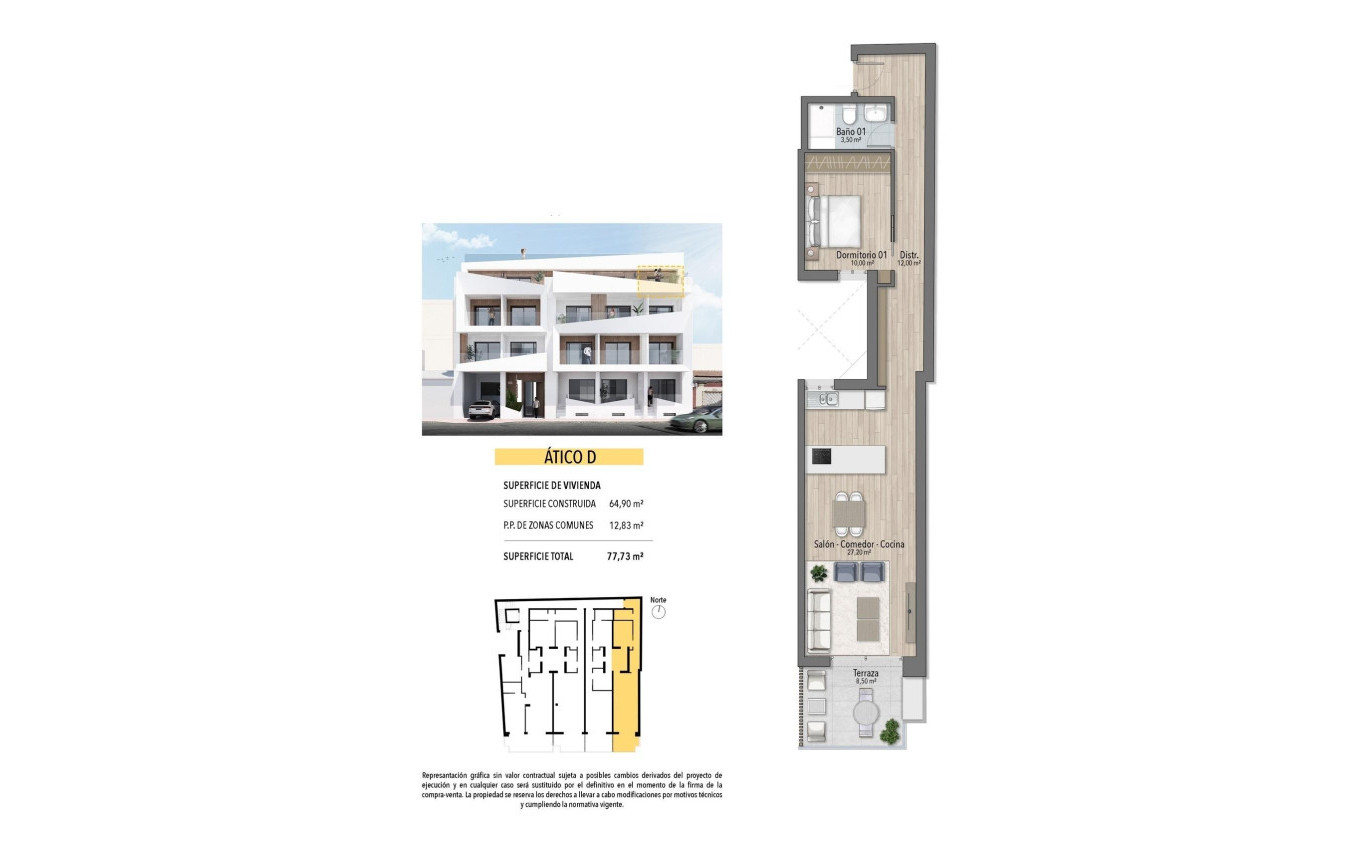Nieuwbouw - Penthouse - Torrevieja - Playa de El Cura