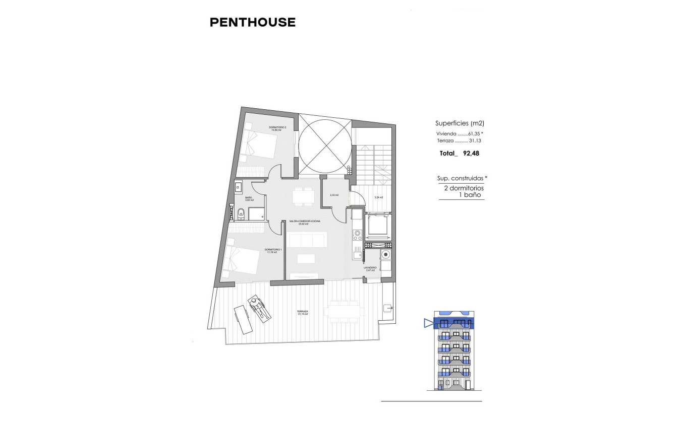 Nieuwbouw - Penthouse - Torrevieja - Playa de los locos