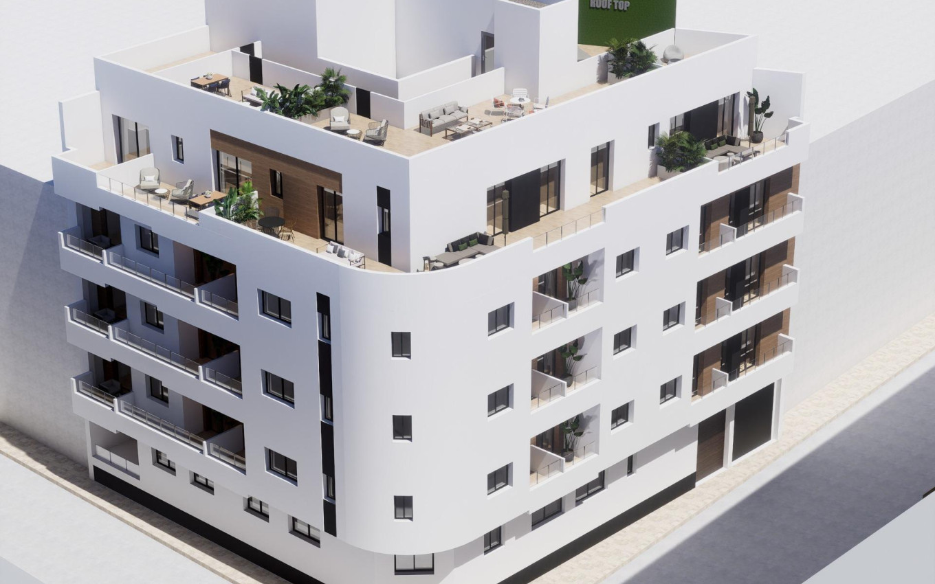Nieuwbouw - Penthouse - Torrevieja - pueblo